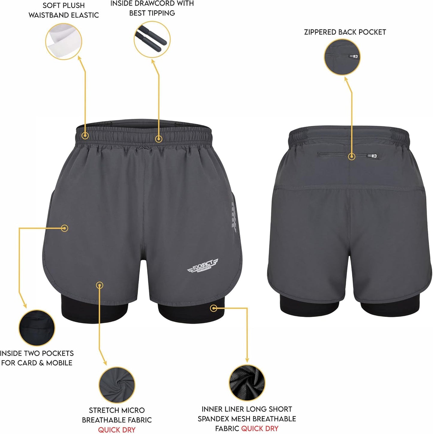 Elevate 2-in-1 Athletic Shorts™