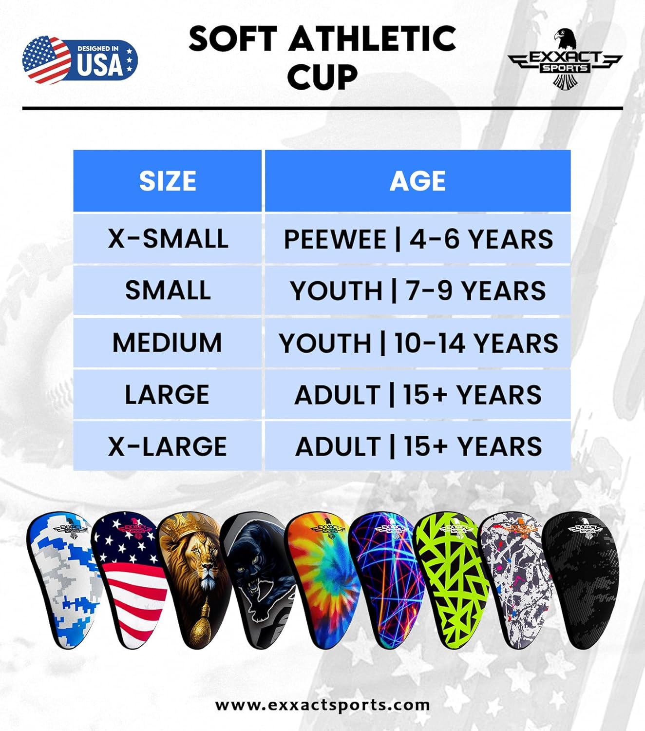 Exxact Sports Premium Lightweight Athletic Cup™