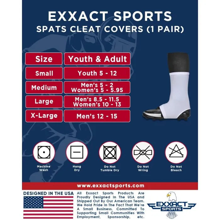 Spats Cleat Men & Boys Football Covers (Black Camo)