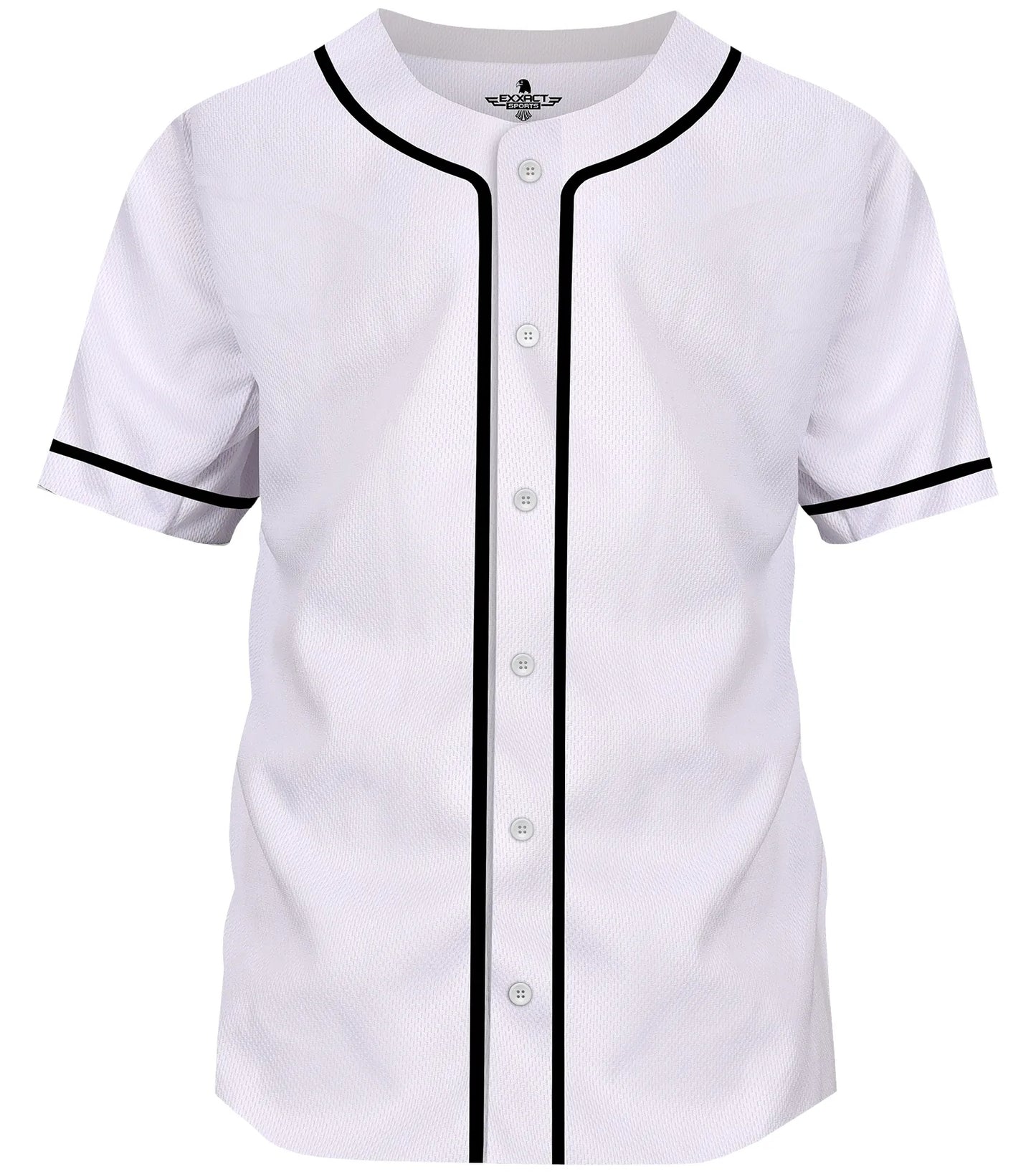 Baseball Jersey for Men and Women, Full Button Down Jersey
