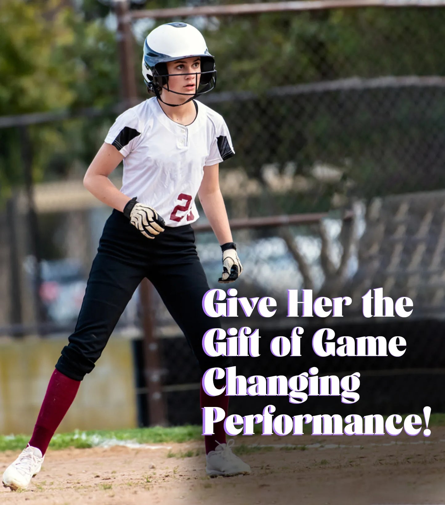 Softball Pants for Women with Snap and Zipper, Elastic Bottom, and Mesh Panels (Orange)