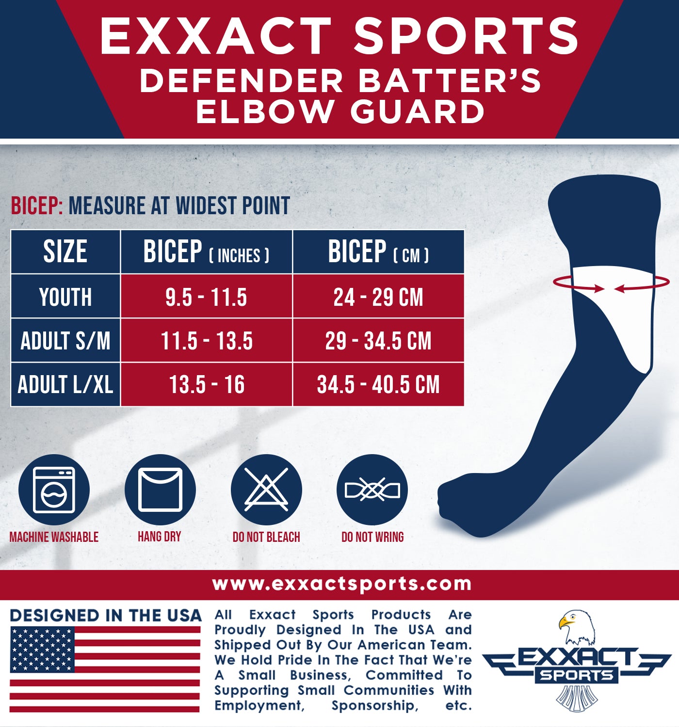 Defender Baseball Elbow Guard with Adjustable Strap (Dark Gray)