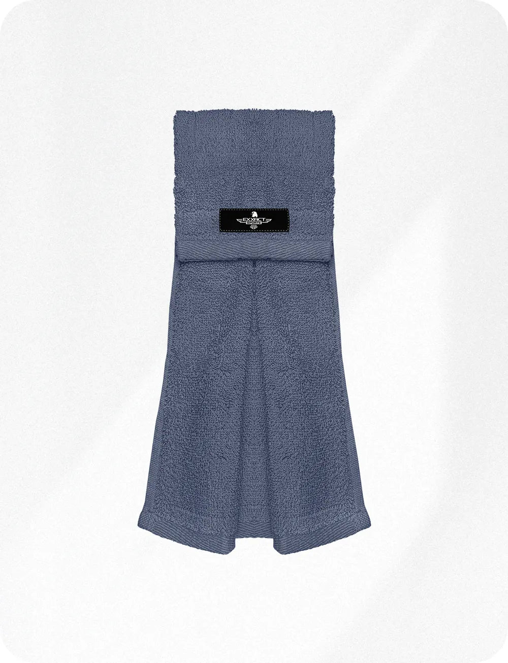 Football Towel with Hook & Loop Fastener, to Clean Hands, Visor and Gloves (Gray)