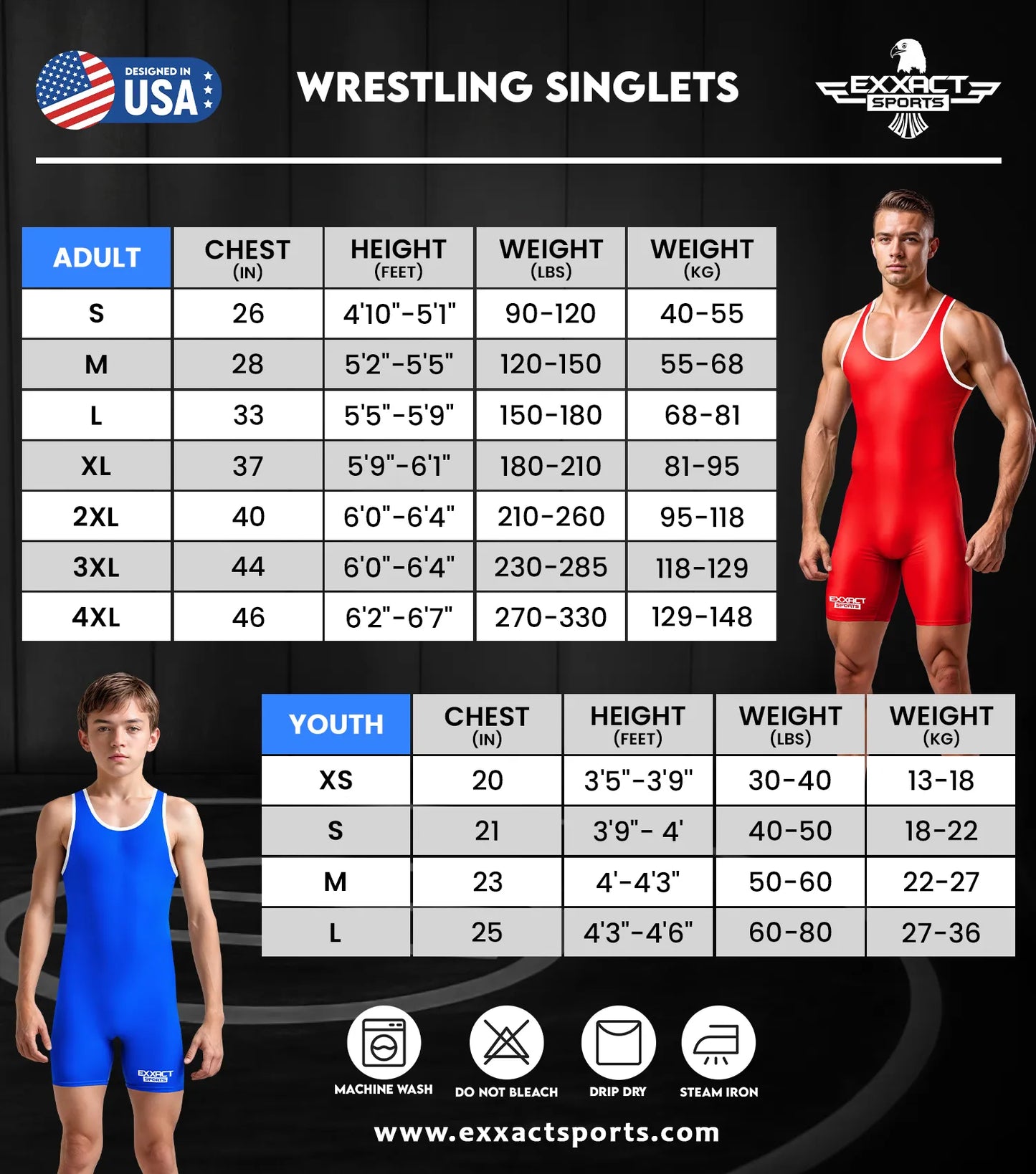 Men's Plain Maroon Wrestling Singlets, Powerlifting Singlet