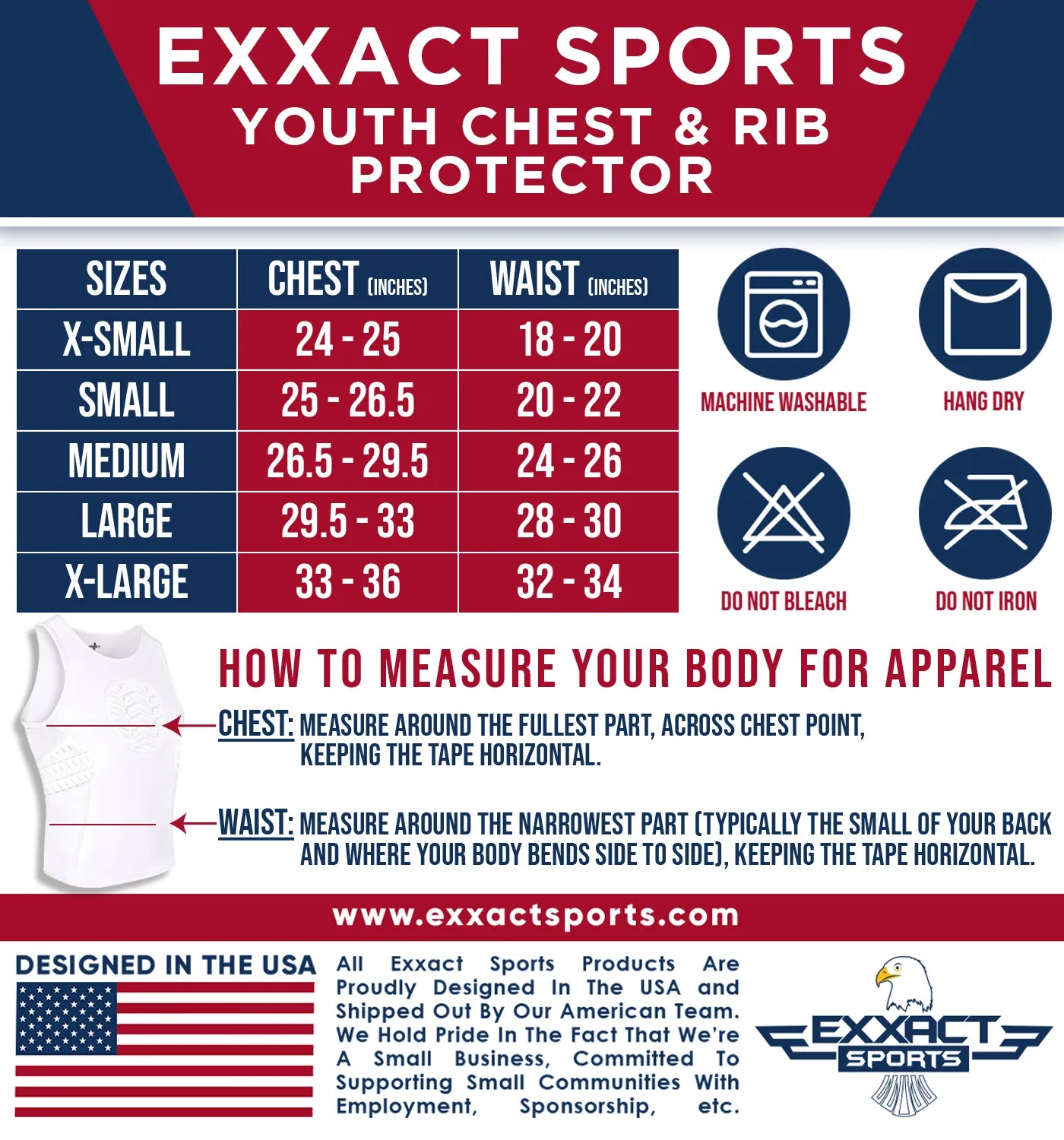 Tank Top Boys Baseball Chest & Rib Protector (White)