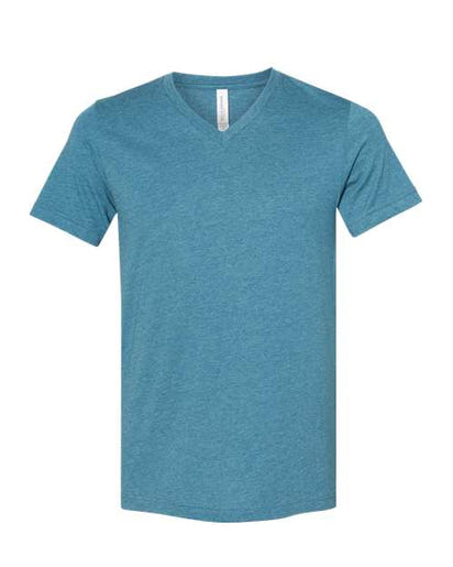 Unisex Heather V-Neck Tee