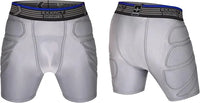 Boy's Padded Sliding Shorts with Hard Protective Cup (Gray)
