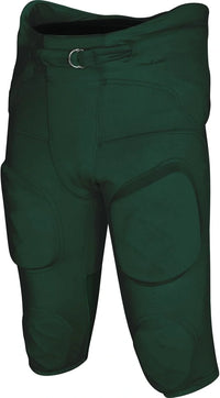 Gladiator Men's Integrated Football Pants with Built-in Pads (Green)