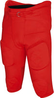 Gladiator Men's Integrated Football Pants with Built-in Pads (Red)