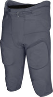 Gladiator Men's Integrated Football Pants with Built-in Pads (Graphite)