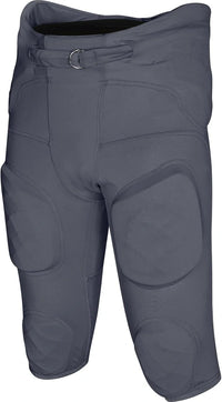 Gladiator Men's Integrated Football Pants with Built-in Pads (Graphite)