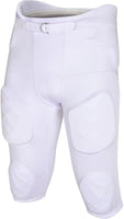Gladiator Men's Integrated Football Pants with Built-in Pads (White)