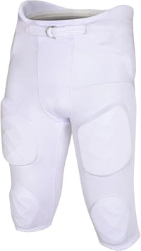 Gladiator Men's Integrated Football Pants with Built-in Pads (White)