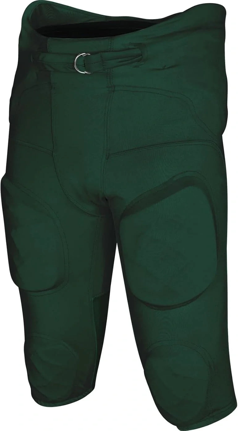 Gladiator Men's Integrated Football Pants with Built-in Pads (Green)