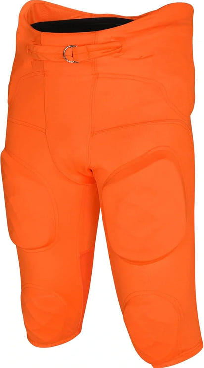 Gladiator Men's Integrated Football Pants with Built-in Pads (Orange)