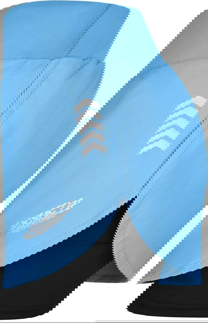 Women's  2 in 1 Athletic Shorts with Compression Liner (Columbia Blue)