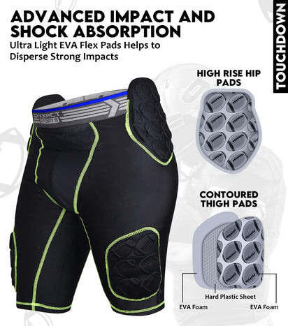 Touchdown 5-Pad Boys Football Girdle with Cup Pocket (Youth)