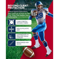 Spats Cleat Men & Boys Football Covers (Black Camo)