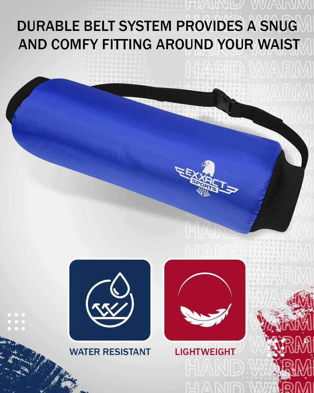 Hand Warmer Mens & Boys Football Pouch (Royal Blue)