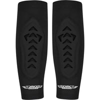 Forearm Padded Compression Sleeve For Football, Baseball (1 Pair) Black
