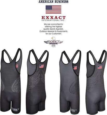 Reversible Wrestling Singlet For Gymnastic & Mma Black/Gray (Unisex Adult/youth)