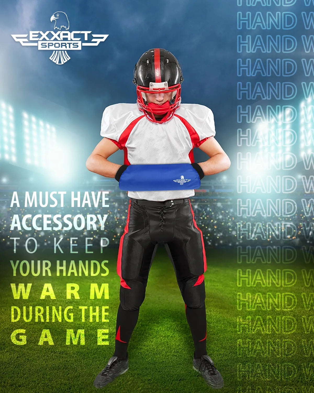 Hand Warmer Mens & Boys Football Pouch (Elite Royal BLue)