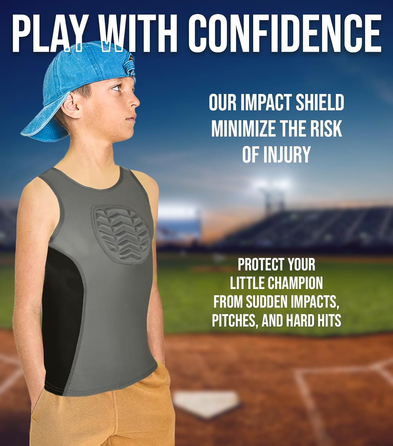 Youth Sports Armor Padded Compression Shirt™