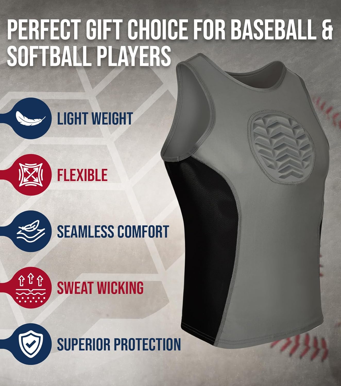 Youth Sports Armor Padded Compression Shirt™