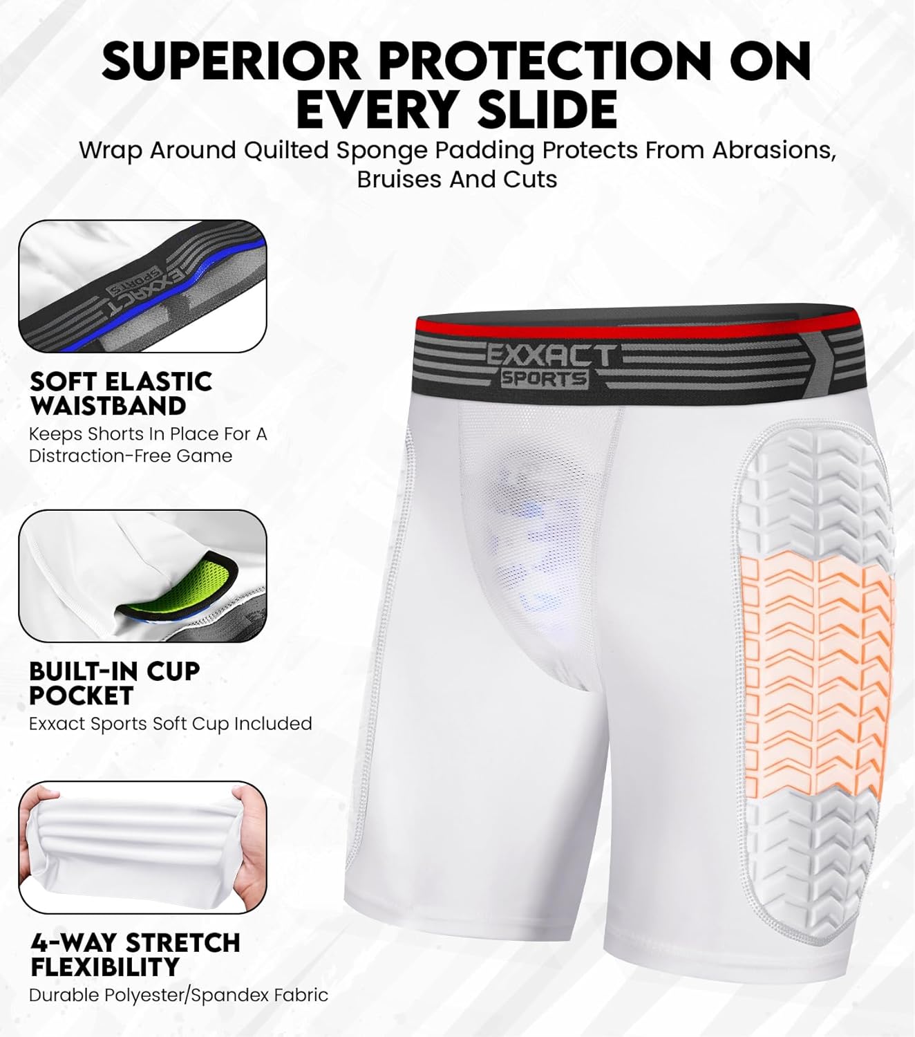 Ultimate Sliding Shorts with Athletic Cup™