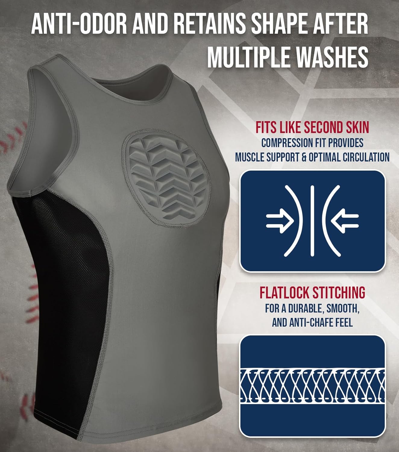 Youth Sports Armor Padded Compression Shirt™