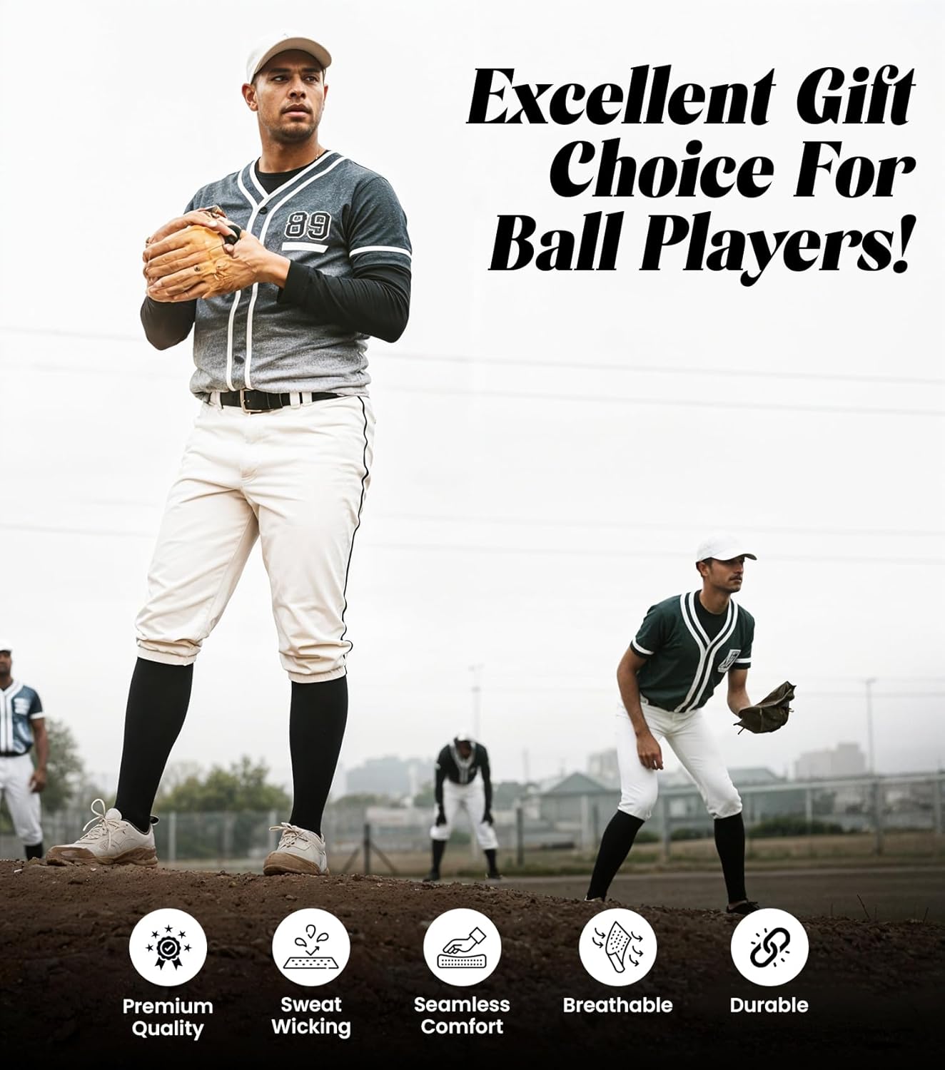 Premium Youth Baseball Socks & Belt™