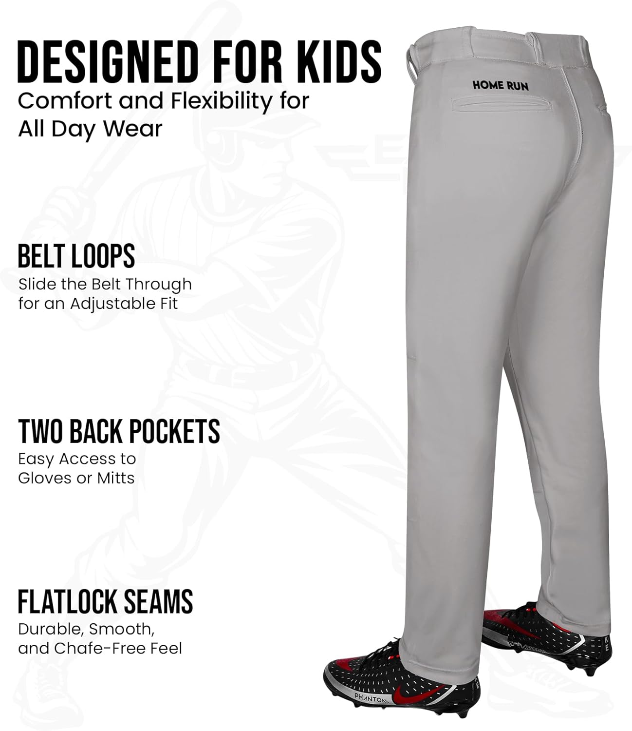 Home Run Youth Baseball Pants™