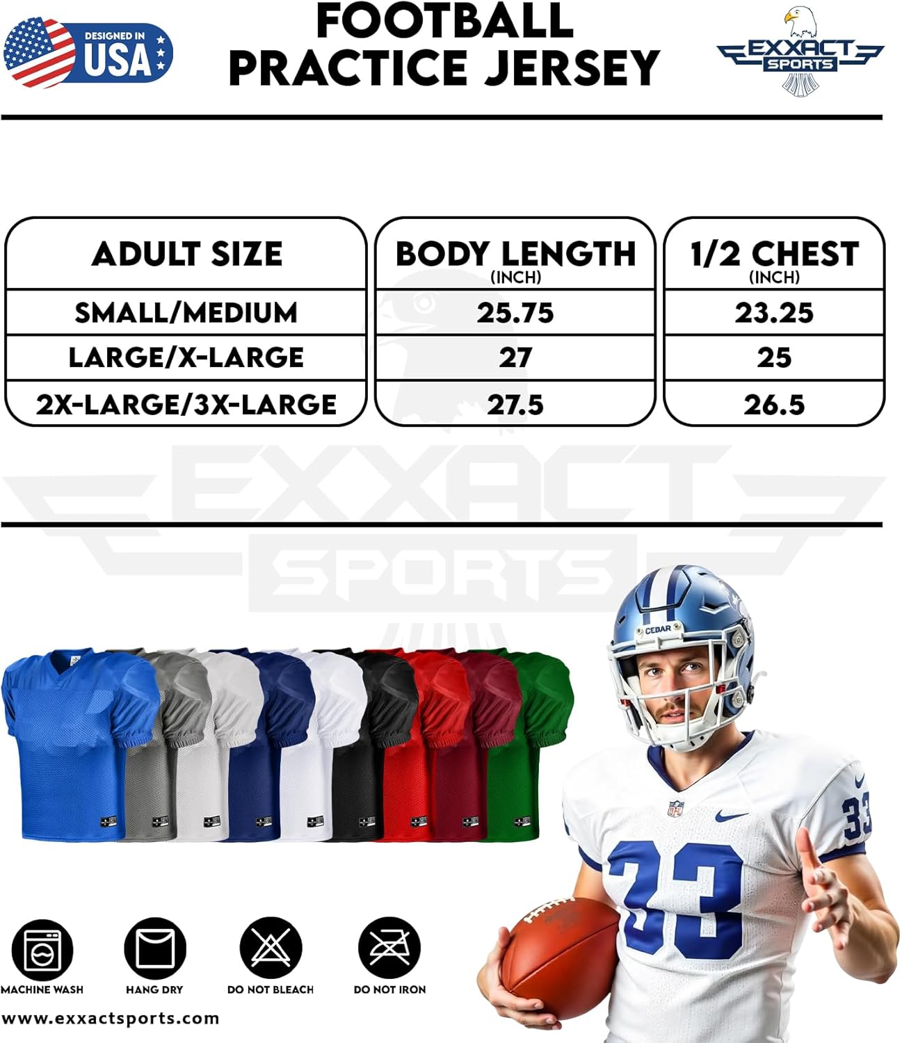 Pro-Style Football Practice Jersey™
