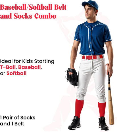 Performance Plus Baseball Socks & Belt Combo™