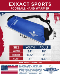 Hand Warmer Mens & Boys Football Pouch (Elite Royal BLue)