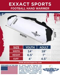 Hand Warmer Mens & Boys Football Pouch (Elite White)