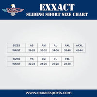 Boy's Padded Sliding Shorts with Hard Protective Cup (Black)