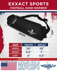 Hand Warmer Mens & Boys Football Pouch (Elite Black)