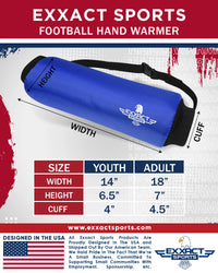 Hand Warmer Mens & Boys Football Pouch (Royal Blue)