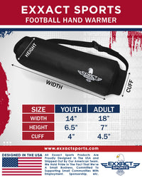 Hand Warmer Mens & Boys Football Pouch (Black)