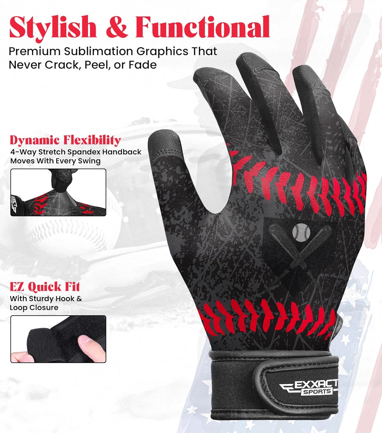 Premium Kids' Batting Gloves & Arm Sleeve™