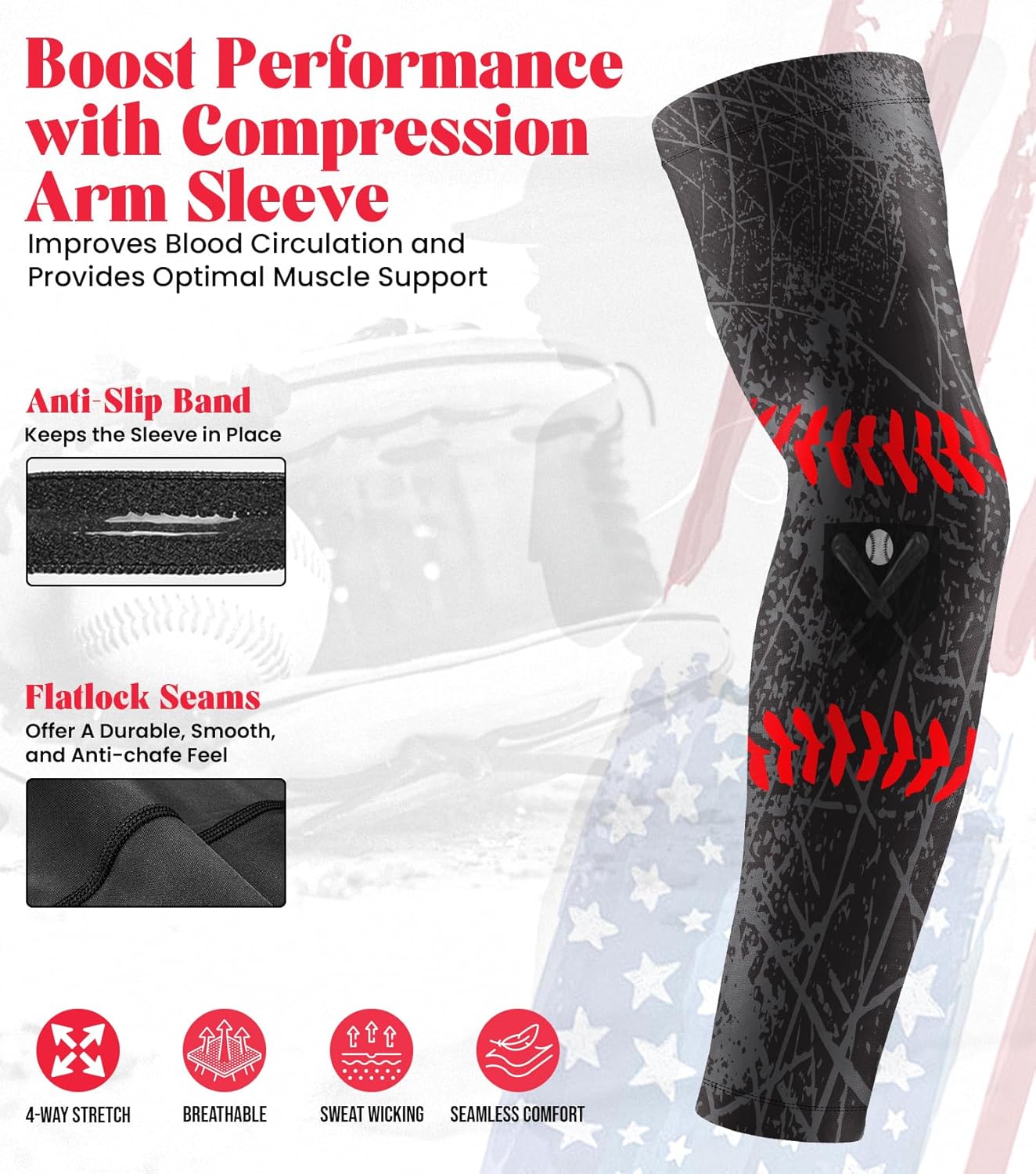 Premium Kids' Batting Gloves & Arm Sleeve™