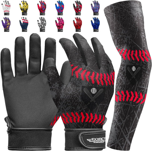Premium Kids' Batting Gloves & Arm Sleeve™