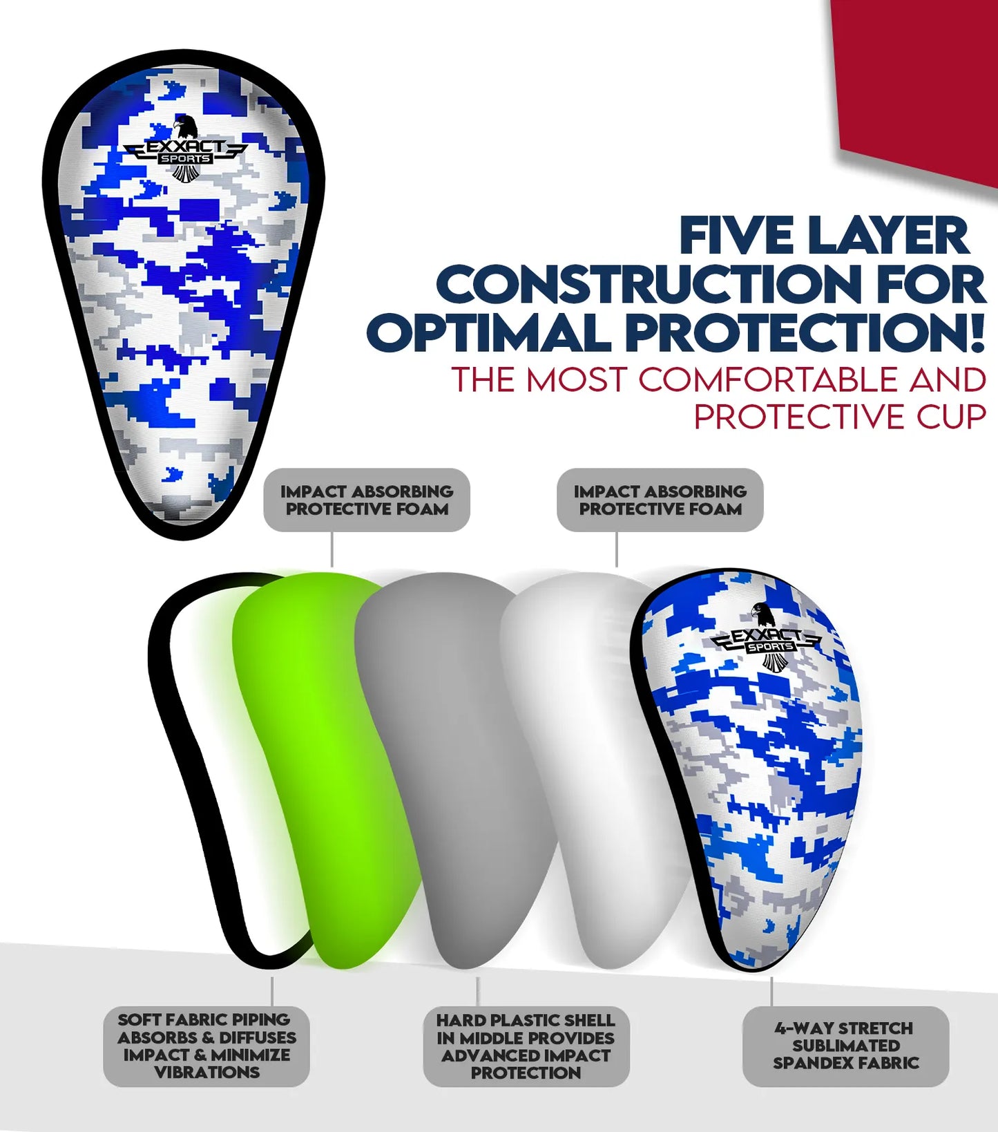 Boys Padded Compression Sliding Shorts with Soft Athletic Cup (White)