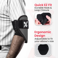 Baseball Elbow Guard with Adjustable Strap (Dark Gray)