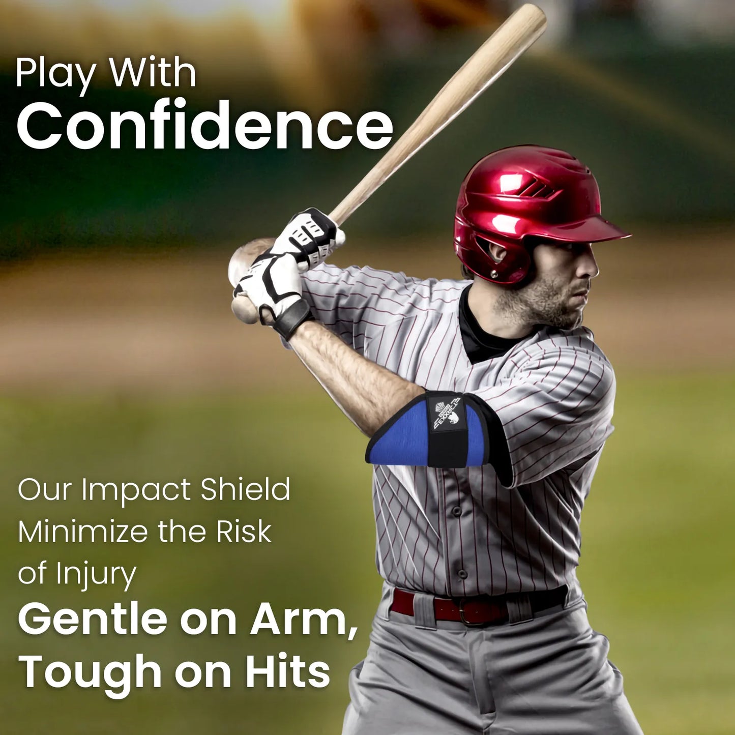 Baseball Elbow Guard with Adjustable Strap (Lazer)