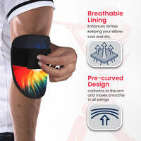 Baseball Elbow Guard with Adjustable Strap (Tie Dye)