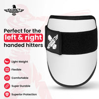 Baseball Elbow Guard with Adjustable Strap (White)