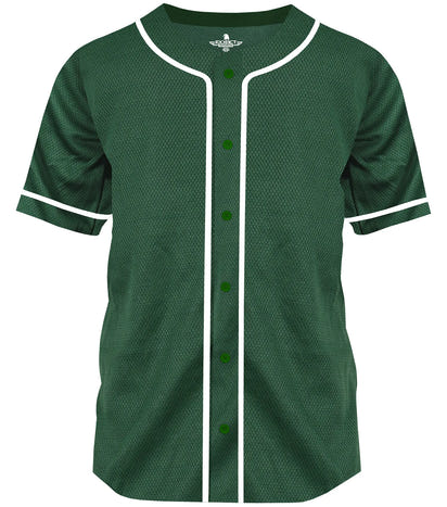 Baseball Jersey for Men and Women, Full Button Down Jersey