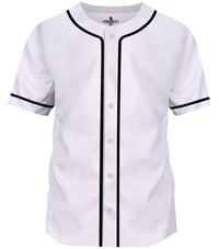 Baseball Jersey for Men and Women, Full Button Down Jersey